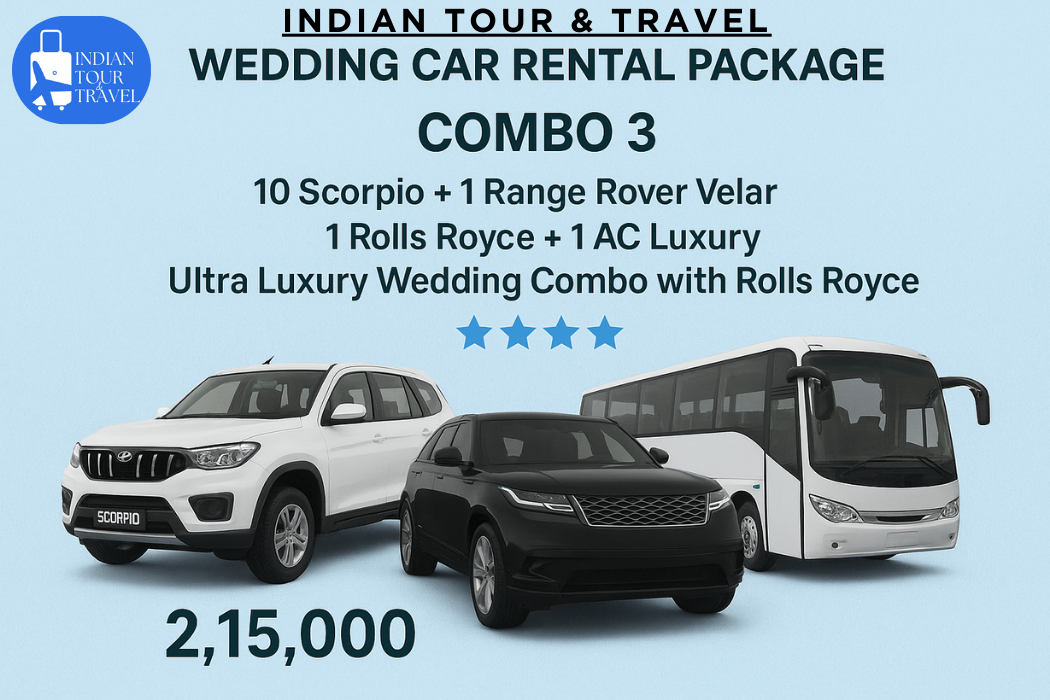 Wedding Car Rental Package Combo 2,15,000 